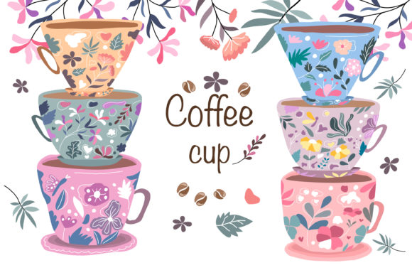 Coffee Cup SVG Clip Art for Modern Branding