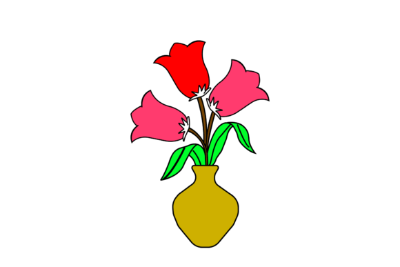 Colorful Flowers Bloom Graphic Design Asset Review