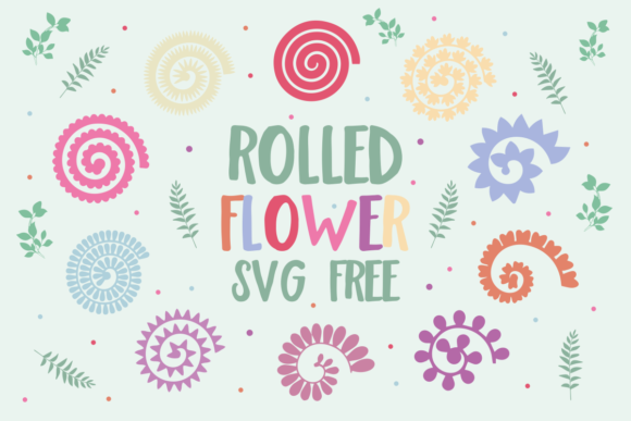 Floral Elegance in SVG: A Brand Designer’s Take on Rolled Flower SVG Free