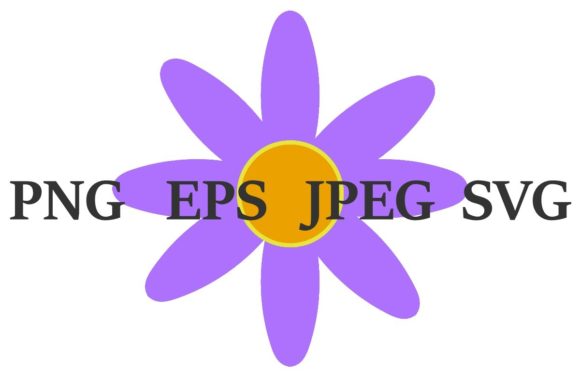 Purple Daisy Graphics for Editorial and Web Design